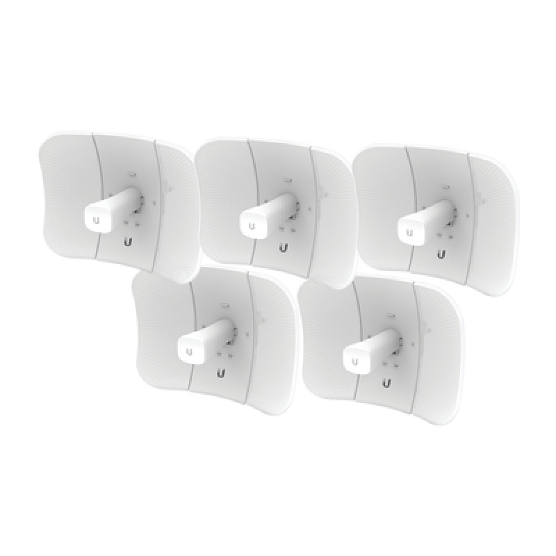 Kit de 5 LiteBeam 2x2 MIMO airMAX AC GEN2 CPE hasta 450 Mbps 5 GHz 5150  5875 MHz con antena integrada de 23 dBi image 2