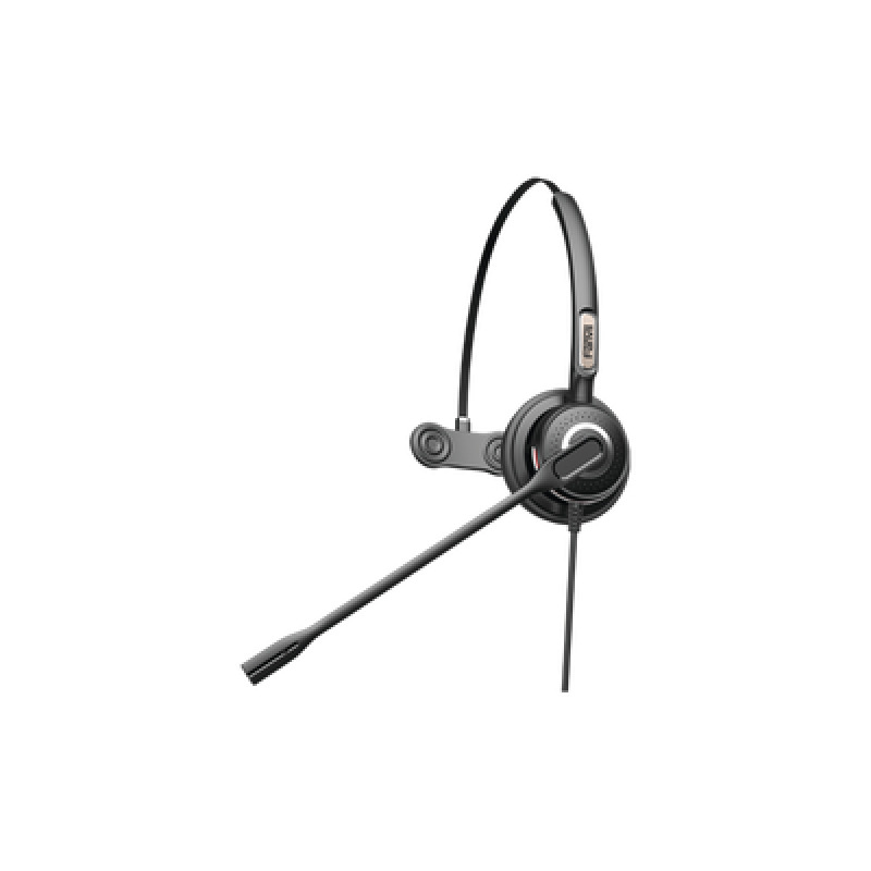 Diadema monoaural con tecnología antishock para teléfonos IP FANVIL y Polycom con micrófono de cancelación de ruido larga durabilidad