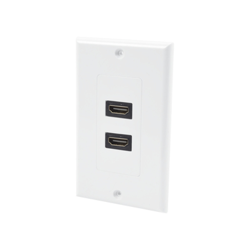 Placa de pared de 2 puertos HDMI hembra a hembra  image 2