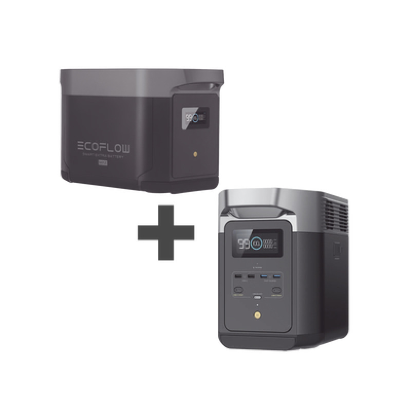 Kit de Estación de Energía Portátil 2048Wh Batería Externa 2048Wh 4096Wh Totales