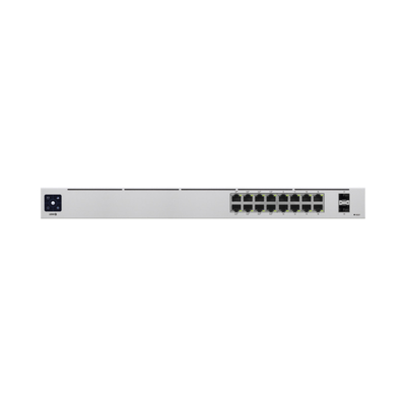 UniFi Switch USW16POE Gen2 Capa 2 de 16 puertos 8 puertos PoE 8023af/at  8 puertos Gigabit  2 puertos 1G SFP 42W pantalla informativa image 6