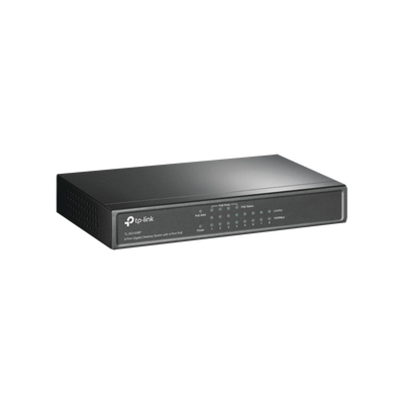 Switch Gigabit PoE no administrable de 8 puertos 10/100/1000 Mbps solo 4 puertos PoE para escritorio image 2