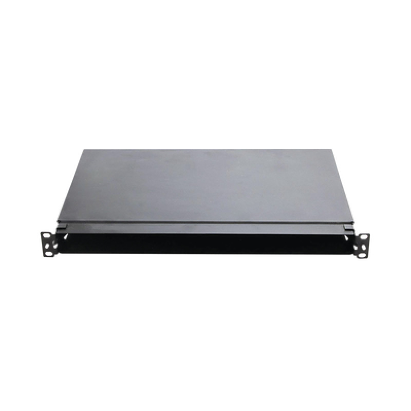 Panel de Distribución de Fibra Óptica Acepta 4 Casetes QuickNet o Placas FAP/FMP con Panel CFAPPBL1 No Incluido Bandeja Fija Hasta 96 Fibras Color Negro 1UR image 3