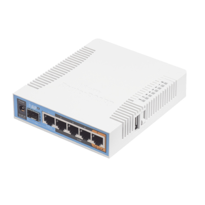 hAP ac 5 Puertos Gigabit Ethernet 1 Puerto SFP 1 USB WiFi Doble Banda 3x3 80211ac hasta 1W de potencia image 2