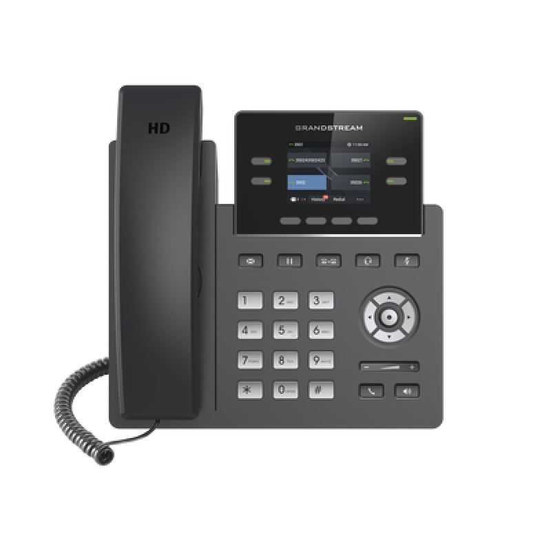 Teléfono IP Grado Operador 4 líneas SIP con 2 cuentas pantalla a color 24 PoE codec Opus IPV4/IPV6 con gestión en la nube GDMS image 4