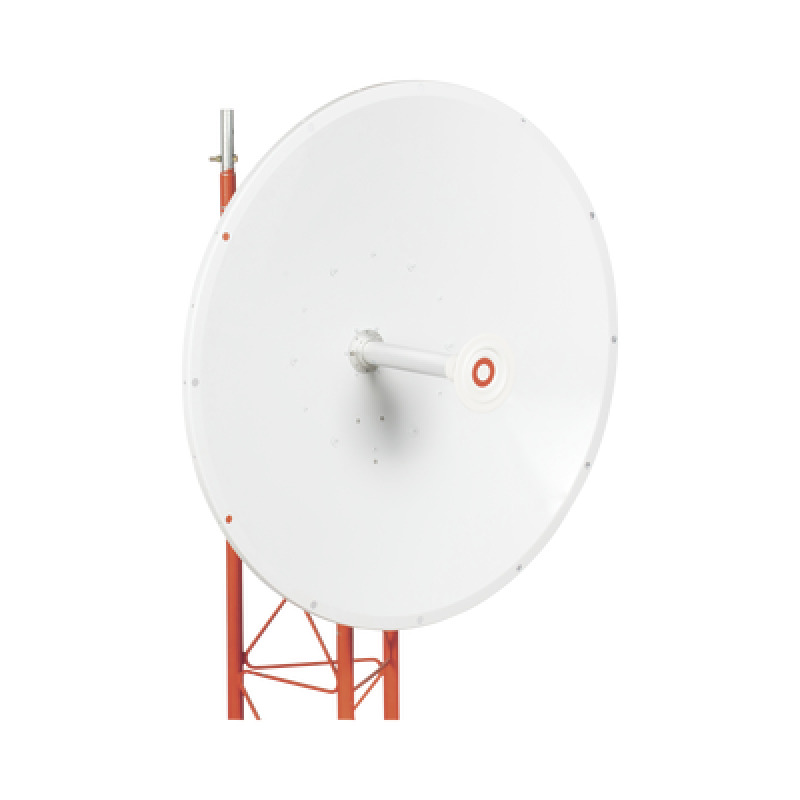 Antena direccional de 3ft 49 a 65 GHz Ganancia 34 dBi Conectores Nhembra Polarización doble incluye montaje para torre o mástil