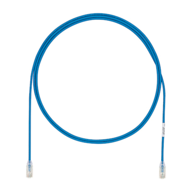 Cable de Parcheo UTP Cat6A CM/LSZH Diámetro Reducido 28AWG Color Azul 3 m