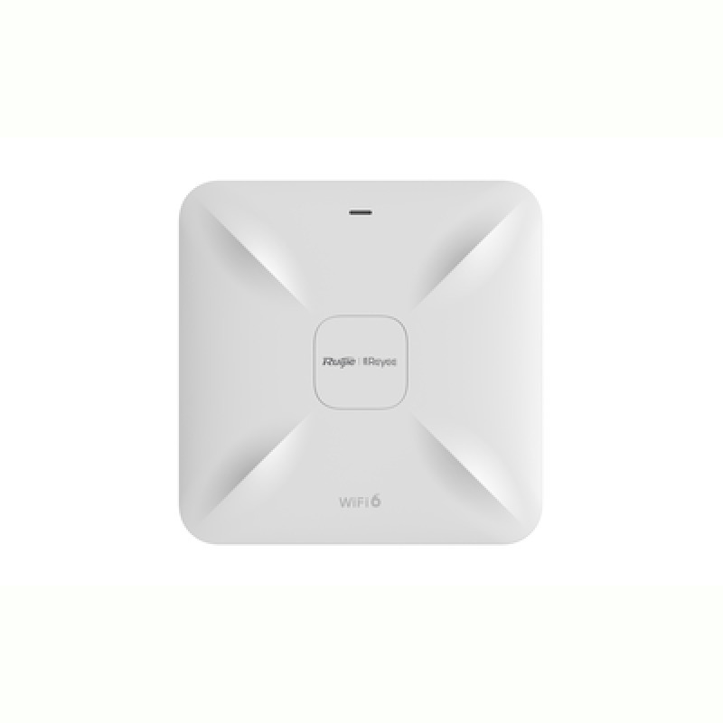 Punto de Acceso WiFi 6 para Interior se Instala en Techo o Pared hasta 512 Usuarios y 32 Gbps Doble Banda 80211ax MUMIMO 4x4