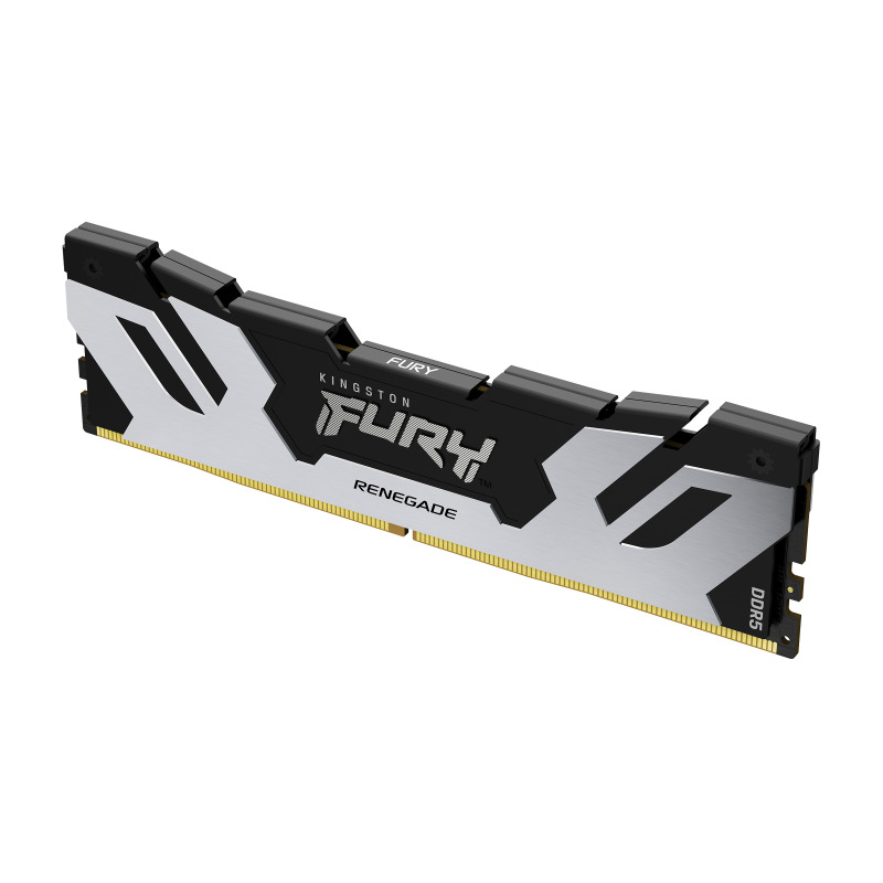 MEMORIA RAM KINGSTON DIMM DDR5 48GB 6000MT/S FURY RENEGADE SILVER XMP CL32 288PIN 1.35V C/DISIPADOR DE CALOR P/PC/GAMER/ALTO RENDIMIENTO (KF560C32RS-48)