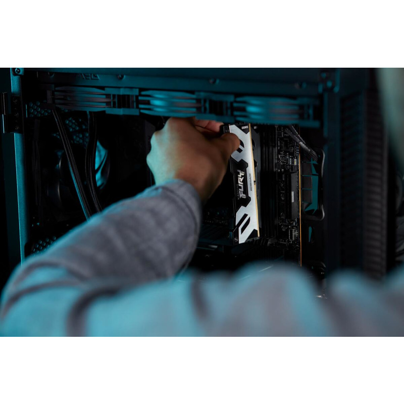 MEMORIA RAM KINGSTON DIMM DDR5 48GB 6000MT/S FURY RENEGADE SILVER XMP CL32 288PIN 1.35V C/DISIPADOR DE CALOR P/PC/GAMER/ALTO RENDIMIENTO (KF560C32RS-48) image 16