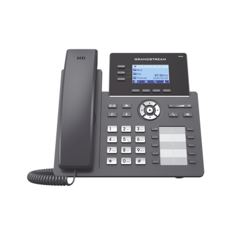 Teléfono IP Grado Operador 3 líneas SIP con 6 cuentas 10 botones BLF puertos Gigabit codec Opus IPV4/IPV6 con gestión en la nube GDMS image 2