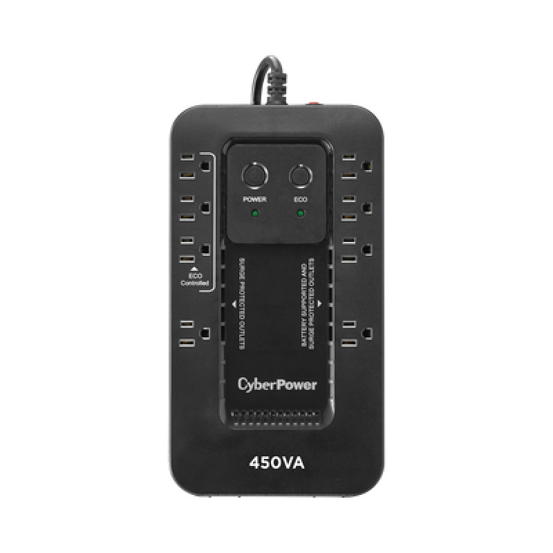 UPS de 450 VA/260 W Topología Standby con Modo Ahorrador ECO Entrada 120 Vca NEMA 515P Con 8 Tomas NEMA 515R image 3