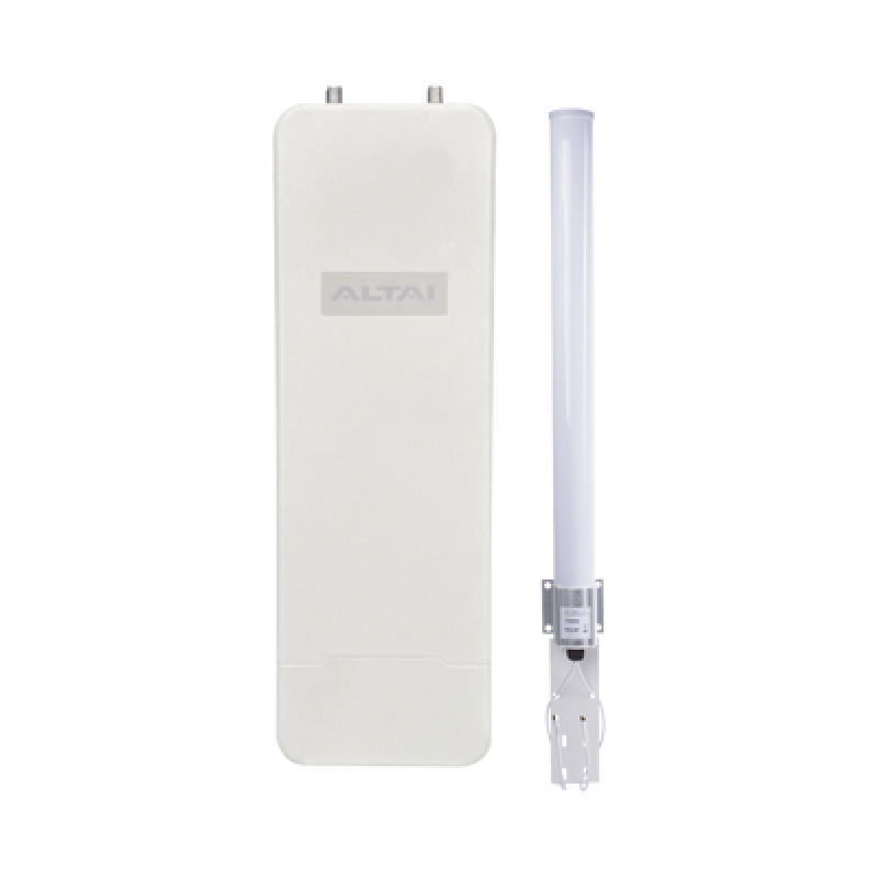 Super Kit WiFi Omnidireccional en 24 GHz para WISP Hasta 300 m de Cobertura El Kit Incluye Punto de Acceso C1XN y Antena Omnidireccional  de 10 dBi Administración en Nube Gratis con INSIGHTS