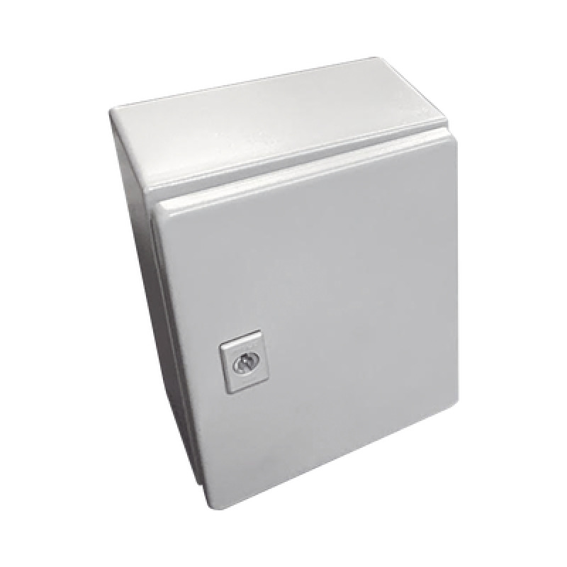 Gabinete de Acero Nema 4 IP 65 de 60 x 80 x 30 cm con Platina