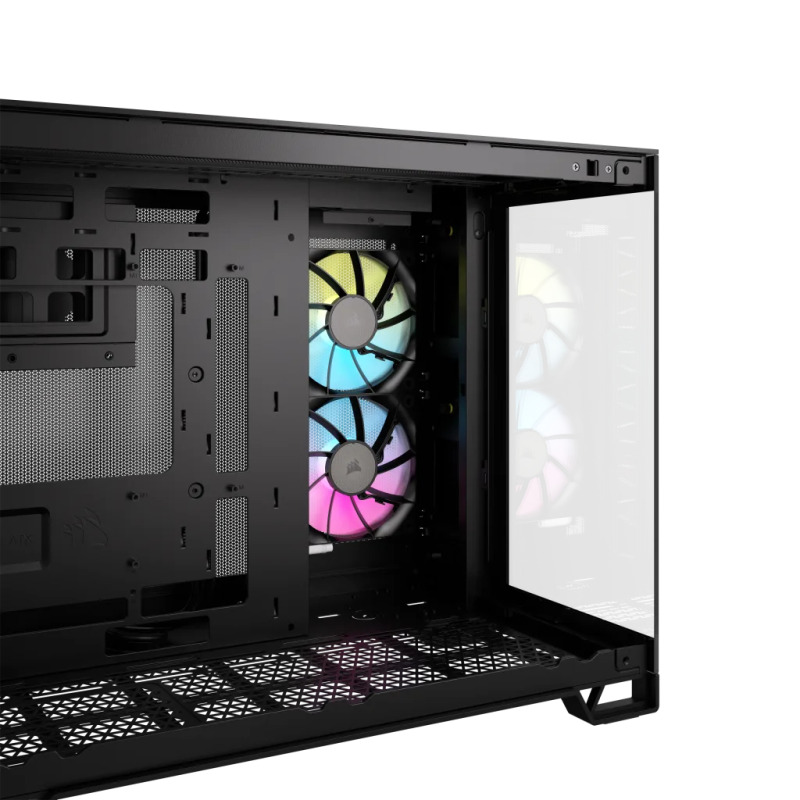 GABINETE CORSAIR 2500X LINK/ NEGRO/SEMI- TORRE/ MICRO-ATX MITX /CRISTAL TEMPLADO/GAMER/ CC-9011267-WW image 4