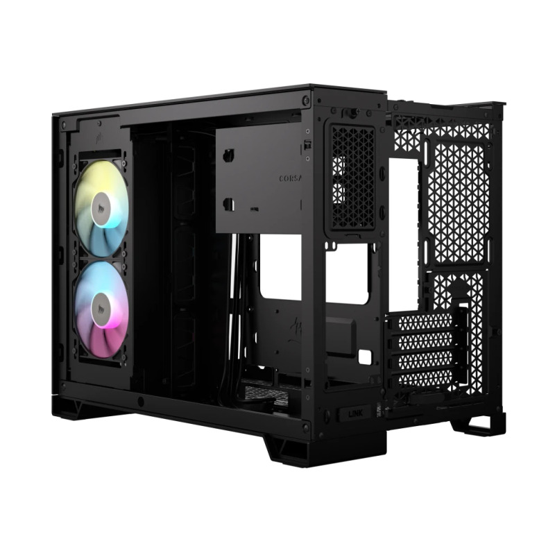 GABINETE CORSAIR 2500X LINK/ NEGRO/SEMI- TORRE/ MICRO-ATX MITX /CRISTAL TEMPLADO/GAMER/ CC-9011267-WW image 5