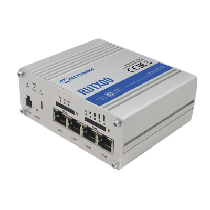 Router Industrial LTE45G Cat6 4 puertos Gigabit Doble ranura SIM GNSS