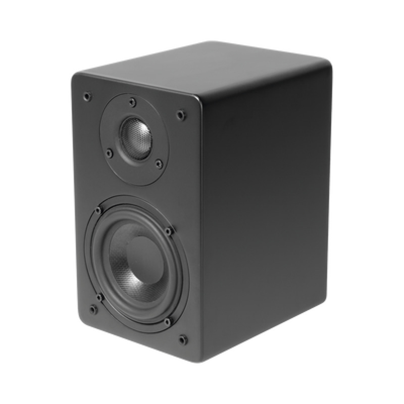 Altavoz de Estantería | Woofer  de 4 | Tweeter de 1 | Acabado negro mate | 40 watts | 8ohms