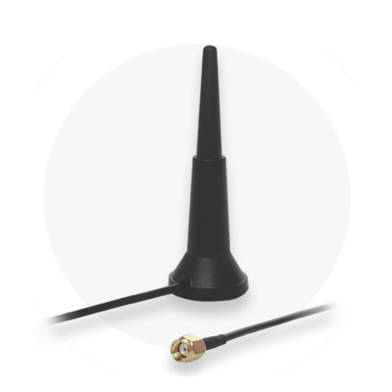 Antena WiFi Doble Banda SMA 3 dBi Magnetica cable 15M image 2