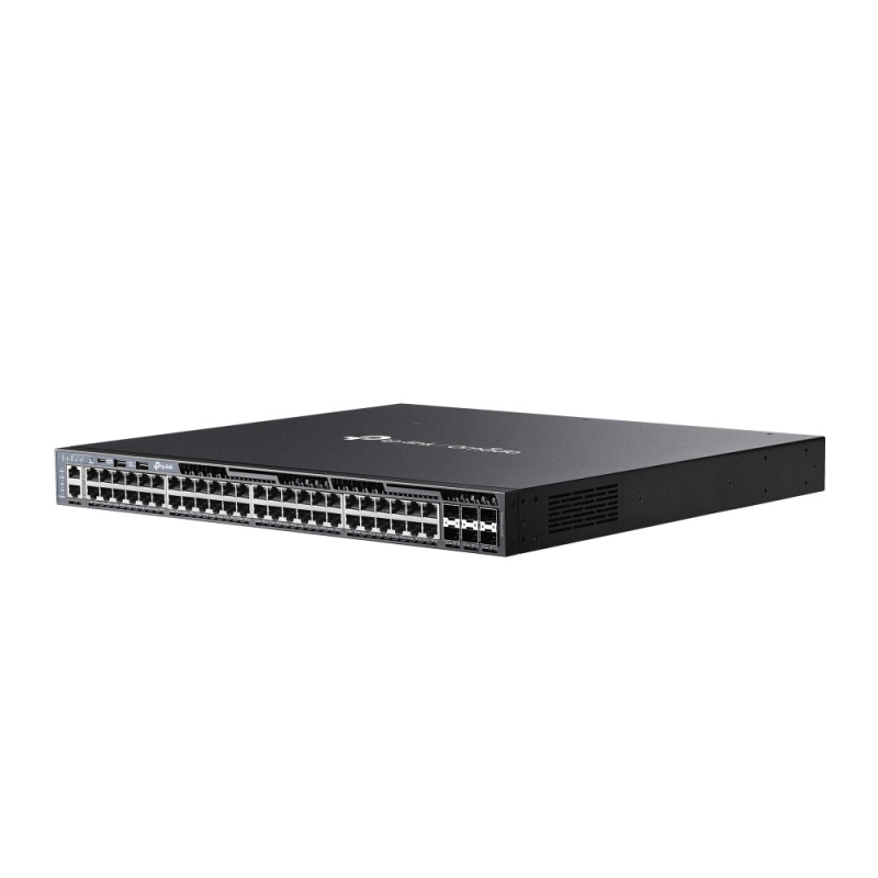 TP-LINK SG6654XHP - Switch Omada L3 Stackable de 48 puertos POE+ Gigabit y 6 puertos SFP+ 10G , 1440W , Stacking físico , Funciones L3 Enterprise. RIP, OSPF, ECMP, VRRP, PIM-DM, DHCP Server/Relay , Alta disponibilidad , VRRP y ERPS , Interfaz WEB , CLI. image 5