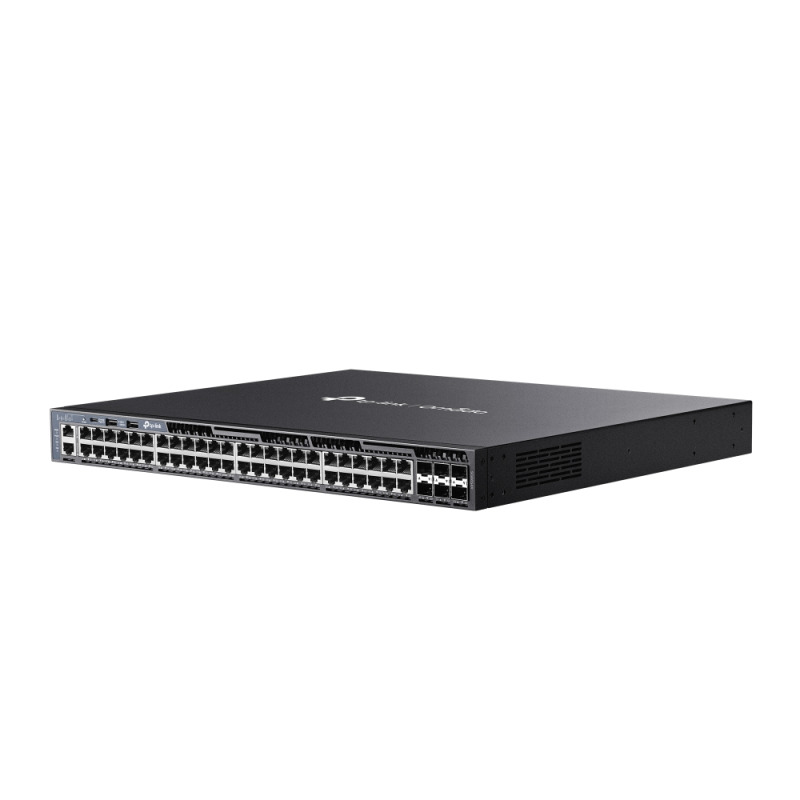  TP-LINK SG6654X- Switch Omada L3 Stackable de 48 puertos RJ45 Gigabit y 6 puertos SFP+ 10G , Stacking físico , Funciones L3 Enterprise. RIP, OSPF, ECMP, VRRP, PIM-DM, DHCP Server/Relay , Alta disponibilidad , VRRP y ERPS , Interfaz WEB , CLI , SNMP. image 5