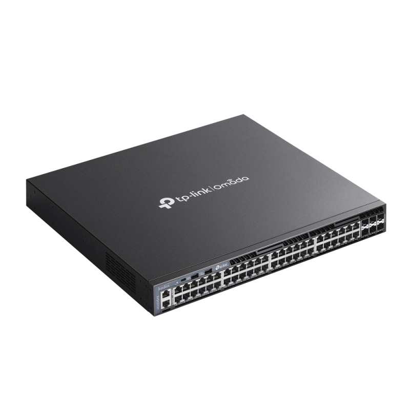  TP-LINK SG6654X- Switch Omada L3 Stackable de 48 puertos RJ45 Gigabit y 6 puertos SFP+ 10G , Stacking físico , Funciones L3 Enterprise. RIP, OSPF, ECMP, VRRP, PIM-DM, DHCP Server/Relay , Alta disponibilidad , VRRP y ERPS , Interfaz WEB , CLI , SNMP. image 7