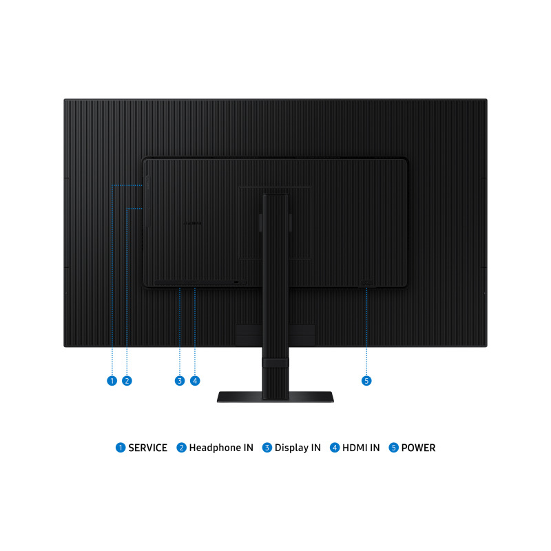 MONITOR LED SAMSUNG 32 PULGADAS UHD 4K (3,840 X 2,160) , VIEWFINITY S7, 5MS, 60 HZ, VA, D. PORT, HDMI, FLAT image 13