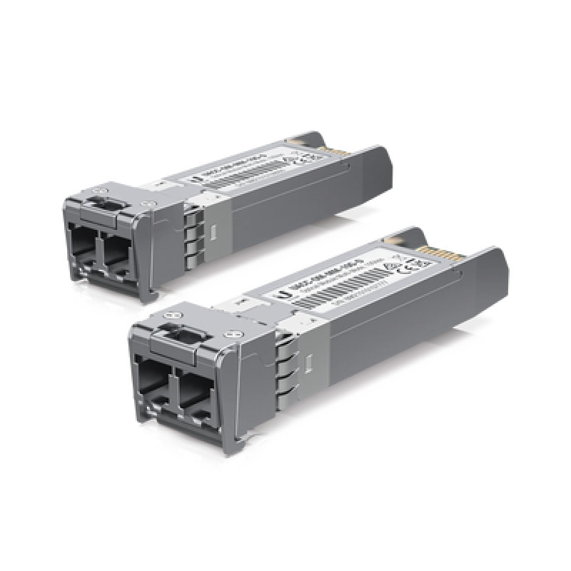 UFiber Módulo SFP 10G transceptor MiniGibic MultiModo 10 Gbps distancia 300m conectores LC paquete de 2 piezas image 2