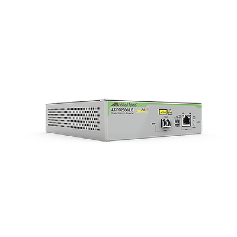 Convertidor de medios Gigabit Ethernet PoE a fibra óptica conector LC multimodo MMF distancia hasta 550 m image 2