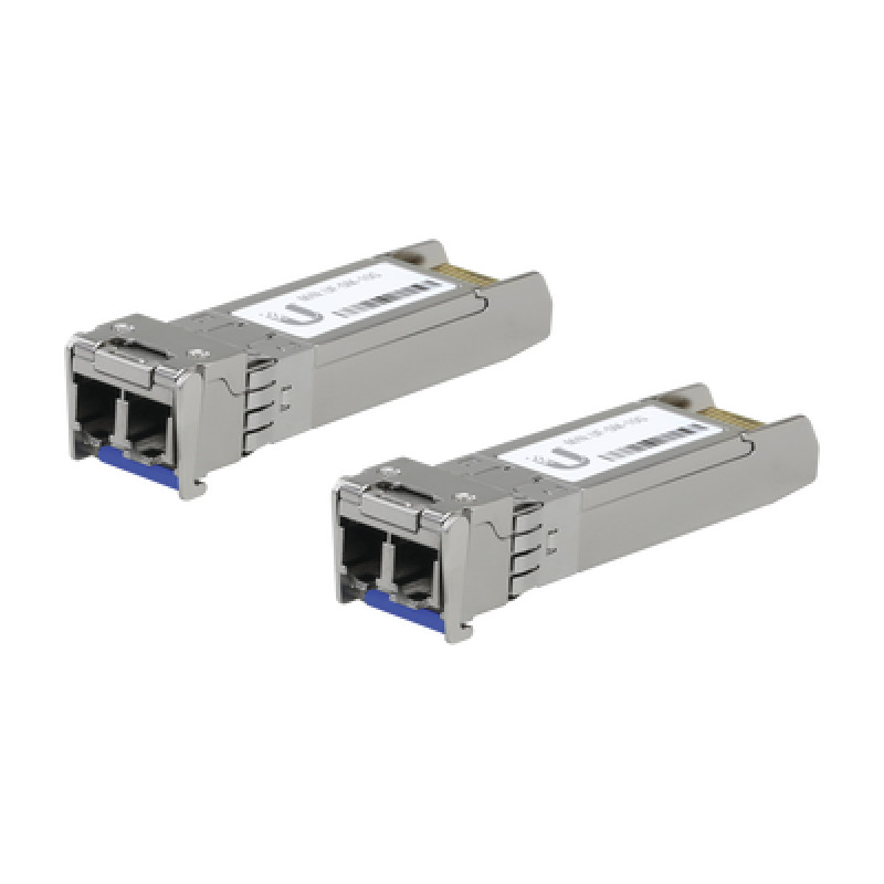 UFiber Módulo SFP 10G transceptor MiniGibic MonoModo 10 Gbps distancia 10 km conectores LC 2 hilos duplex paquete de 2 piezas image 2