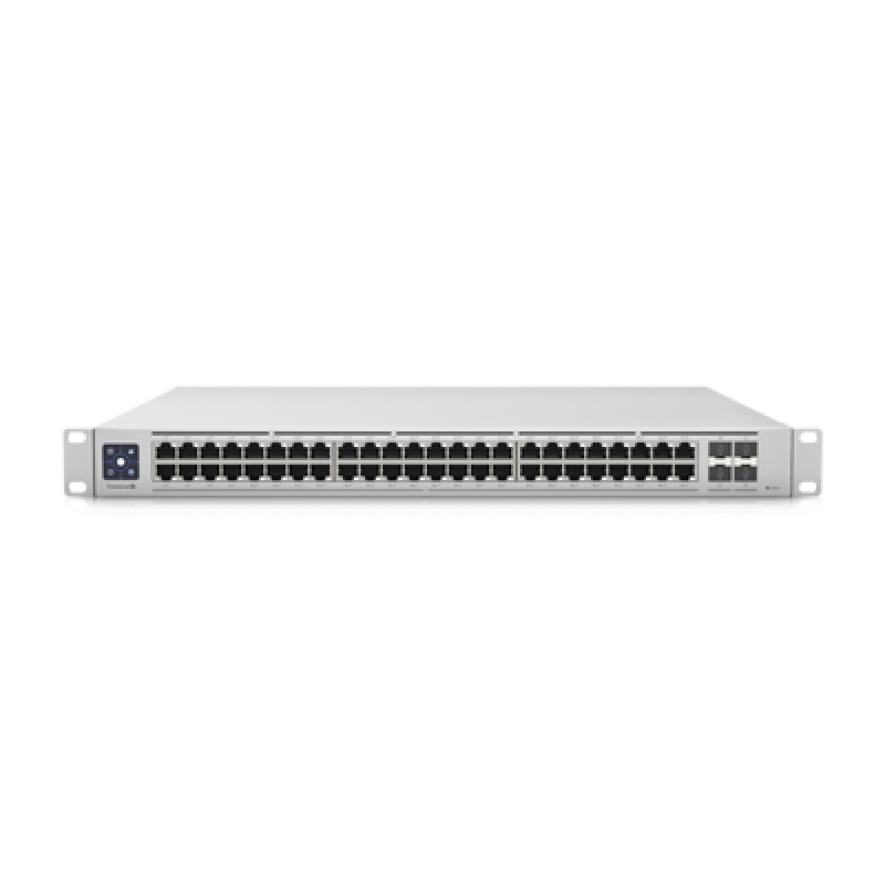 UniFi Switch Enterprise administrable capa 3 48 puertos 25GbE RJ45 POE 4 puertos 10G SFP 720W con pantalla táctil de 13