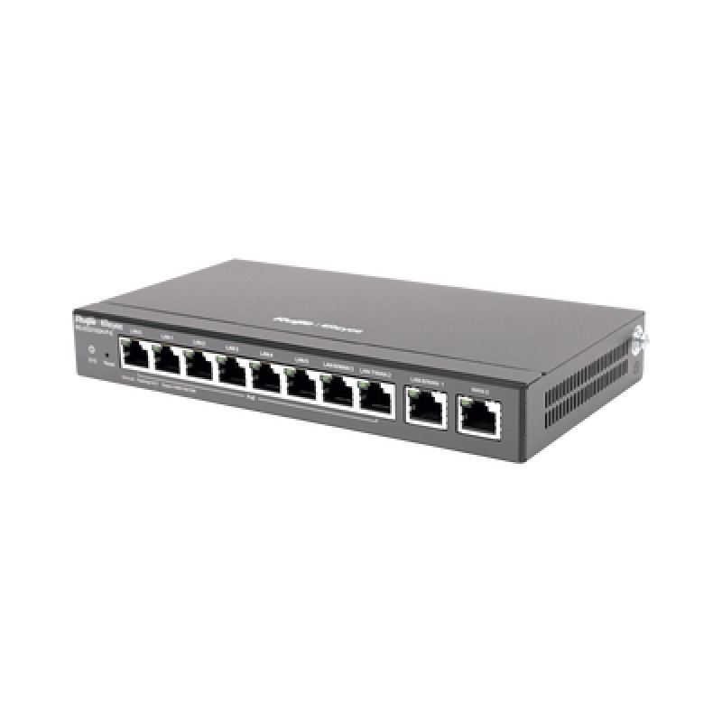 Router Balanceador con Función SDWAN 6 puertos LAN  y 2 puertos LAN/WAN POE af/at gigabit hasta 110w 1 puertos LAN/WAN gigabit y 1 Puerto WAN gigabit hasta 350 clientes con desempeño de 15 Gbps asimétricos image 2