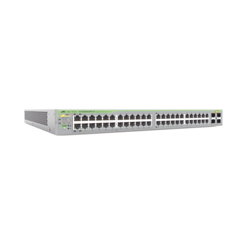 Gigabit webSmart switch 48 Puertos Totales 24c/PoE 10/100/1000T 4 Puertos SFP