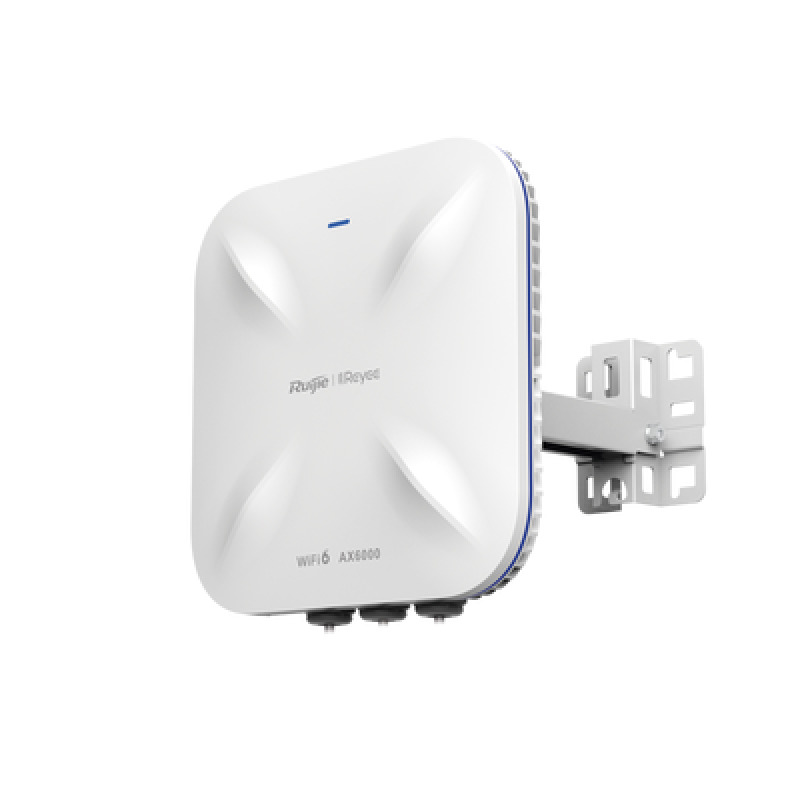 Punto de Acceso WiFi 6 Industrial para Exterior Omnidireccional 595Gbps MUMIMO 4x4 360 Filtros Anti Interferencia y Auto Optimización con IA puerto eth 25G y SFP