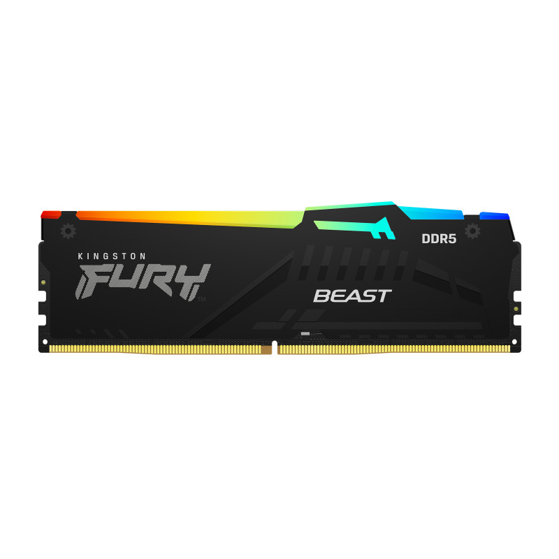 MEMORIA RAM KINGSTON DIMM DDR5 16GB 6000MT/S FURY BEAST BLACK EXPO RGB CL30 288PIN 1.4V C/DISIPADOR DE CALOR P/PC/GAMER/ALTO RENDIMIENTO (KF560C30BBEA-16) image 3