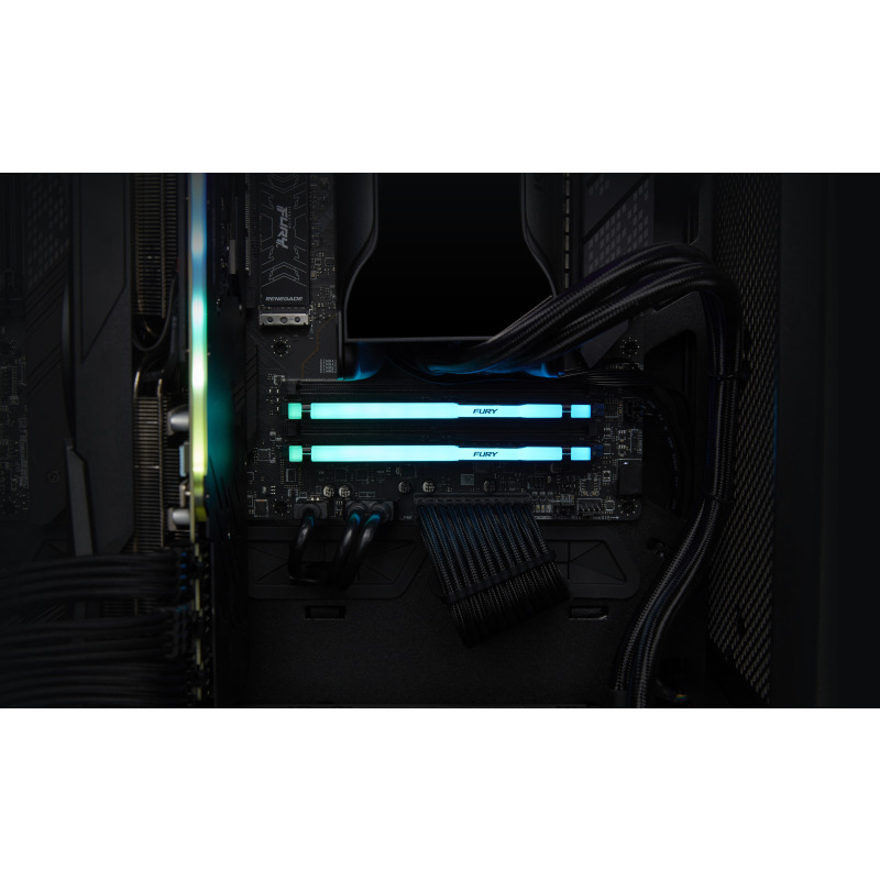 MEMORIA RAM KINGSTON DIMM DDR5 16GB 6000MT/S FURY BEAST BLACK EXPO RGB CL30 288PIN 1.4V C/DISIPADOR DE CALOR P/PC/GAMER/ALTO RENDIMIENTO (KF560C30BBEA-16) image 12