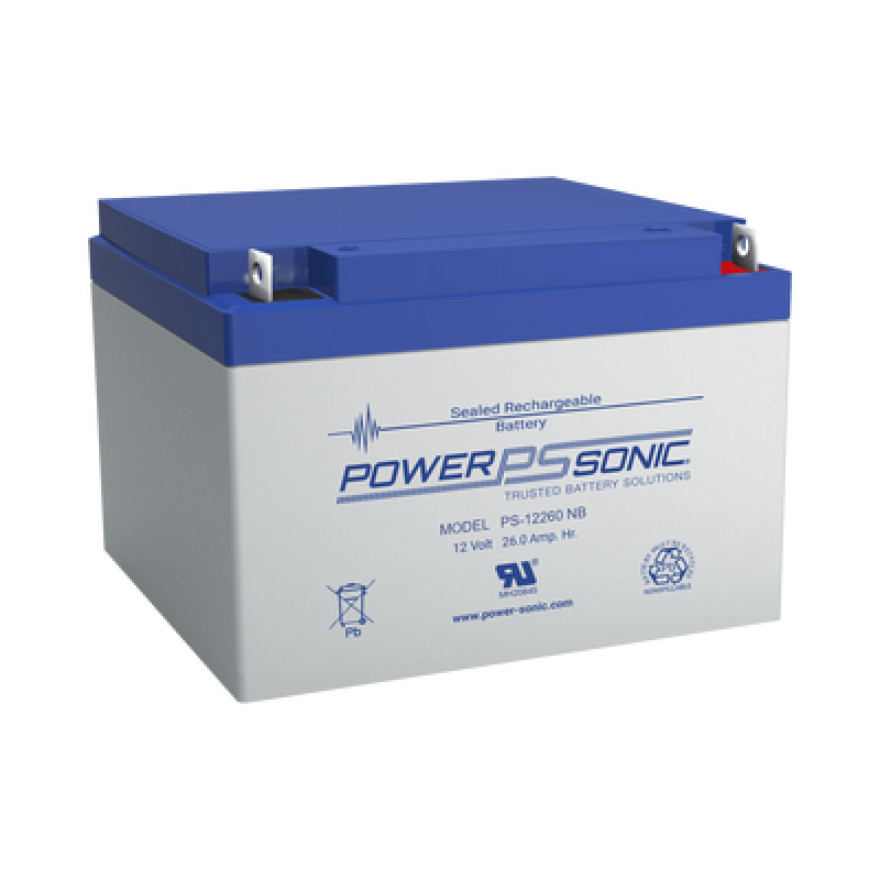 Batería 12V 26AH Para Respaldo Tecnologías AGM/VRLA 5 Años Vida Útil Terminales M5 Reconocida UL   image 6