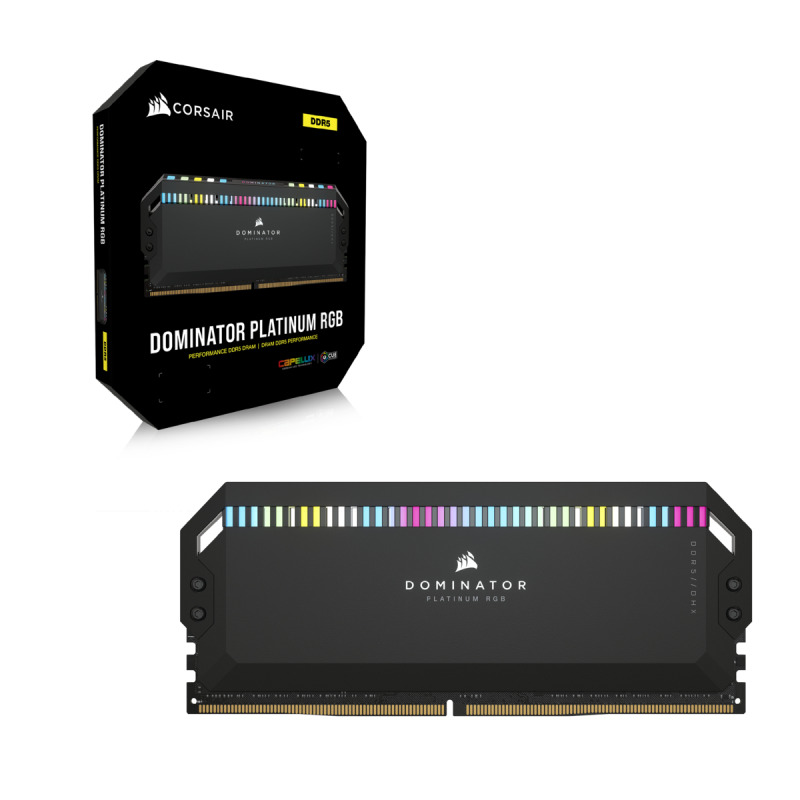 MEMORIA DIMM DDR5 CORSAIR (CMH32GX5M2B6000Z30K) 32GB,6000MHZ,(2X16GB) VENGEANCE RGB,NEGRO,CL30-76 image 2