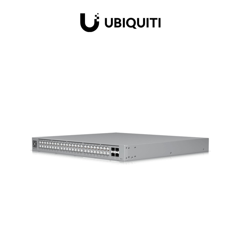 UniFi Switch Pro Max 48 POE con funciones capa 3 48 puertos 16 puertos 25 GbE 8 POE y 8 POE y 32 puertos 1 GbE 24 POE y 8 POE 2 puertos SFP 10G POE 720W pantalla informativa image 2
