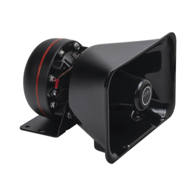 Bocina de uso Rudo de 100 W Alto Rendimiento y Base en Aluminio 8 Ohms de Impedancia