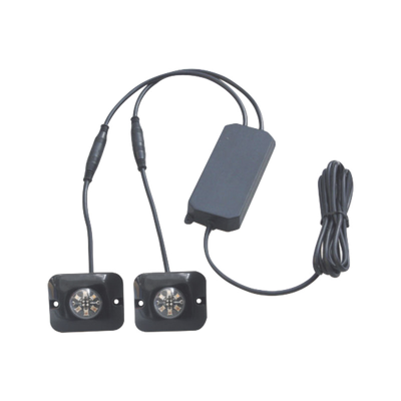 Estrobos Ocultos de 6 LED Color Claro image 2