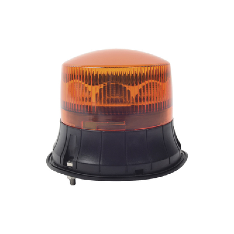 Burbuja LED giratoria de color ámbar 9 LEDs montaje permanente