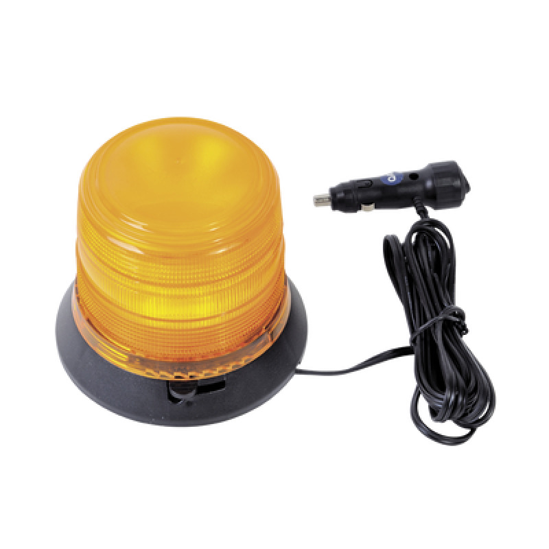 Burbuja Brillante de 6 LEDs Color Ámbar con Montaje Magnético image 2