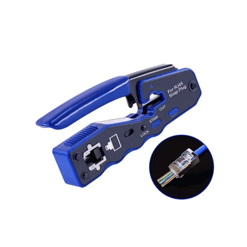 TCE LN-NET-EP670 - Herramienta de Corte y Terminado de Plugs Pass Through RJ45, Acero al Carbón y Mango Ergonómico ABS + TPR. image 2