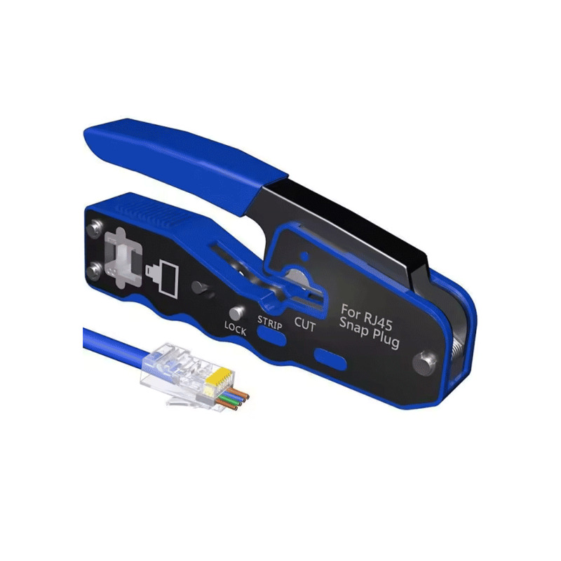 TCE LN-NET-EP670 - Herramienta de Corte y Terminado de Plugs Pass Through RJ45, Acero al Carbón y Mango Ergonómico ABS + TPR. image 3