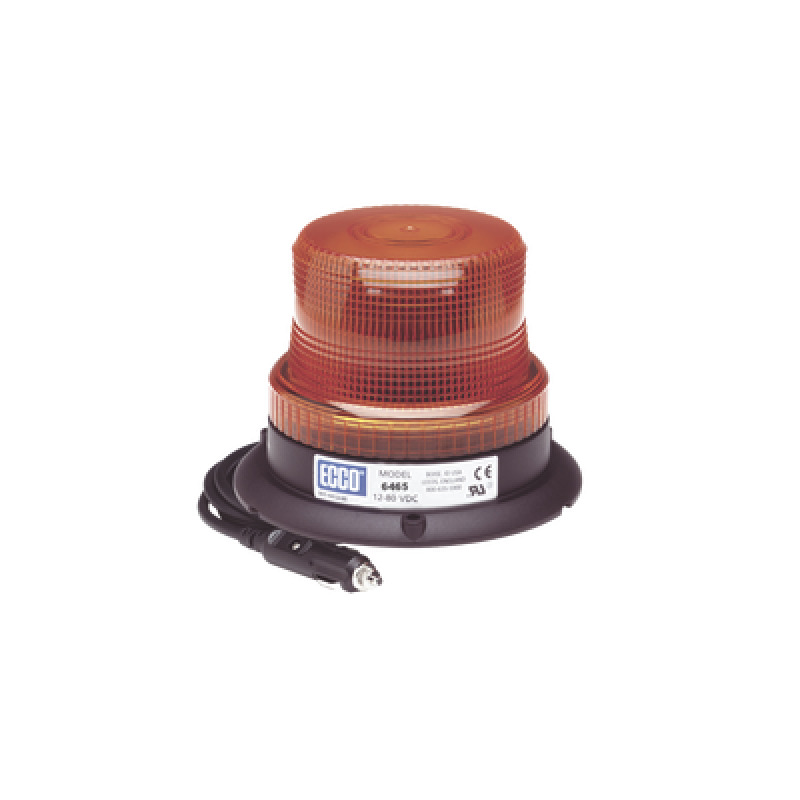 Mini Burbuja Led color Ámbar Serie X6465 con montaje de succión magnetico image 3