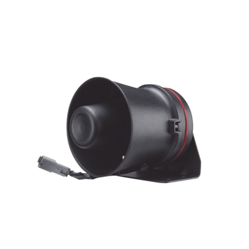 Bocina de uso Rudo para Motocicleta de 100 W Alto Rendimiento y Base en Aluminio 8 Ohm de Impedancia