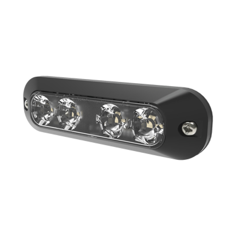 Luz perimetral 4 LEDs Ultra Brillantes color Rojo / Azul