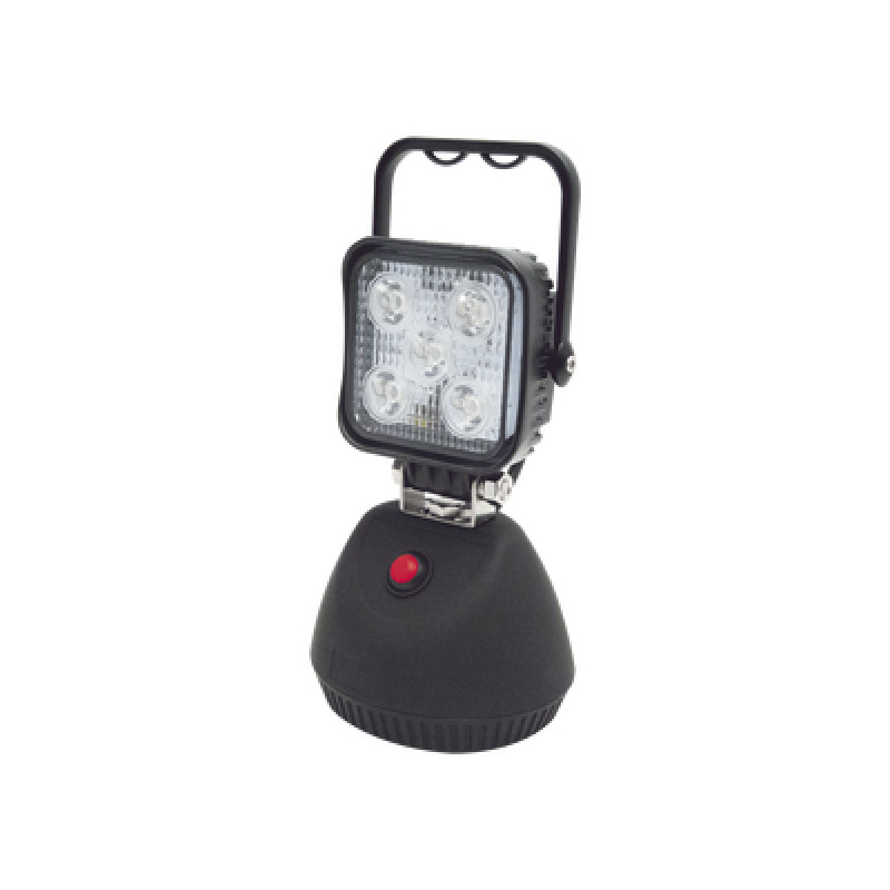 Lámpara de trabajo de mano con batería recargable y montaje magnético IP67