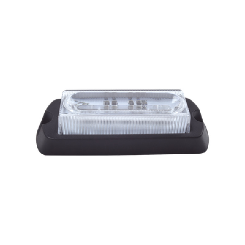 Luz Auxiliar Ultra Brillante X13 de 4 LEDs Color Azul con mica transparente